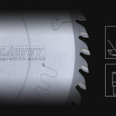 The BG52 Blade is designed to be a versatile blade that can be utilized on all types of cuts. The Hook Angle, Top Clearance Angle, and Top Bevel Angle are all designed to be 15°, which results in smooth finishes and high efficiency on both crosscutting and rip cuts.