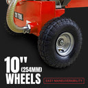 10" wheels