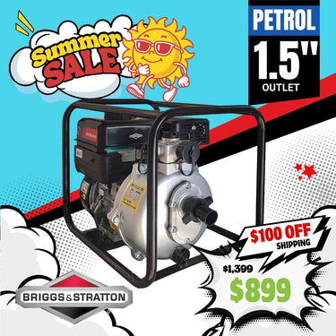 BBT 1.5"  High Pressure Twin Impeller Fire Water Pump - Briggs & Stratton XR950