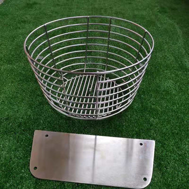 Stainless Steel Charcoal Basket with Stand Fit for Kamado 26"