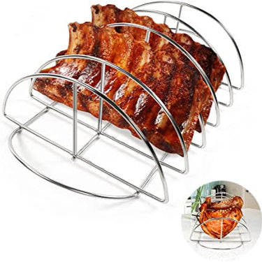 Stainless Steel BBQ Rib Rack 26"