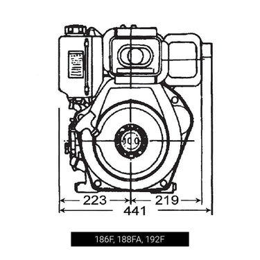 Engine View Front