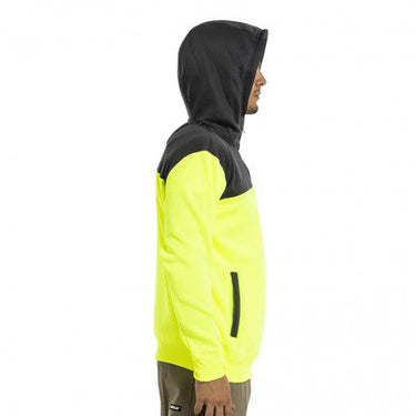 CAT Hi Vis Hoodie - Yellow/Grey