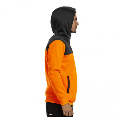 CAT Hi Vis Hoodie - Orange/Grey - XL Size only