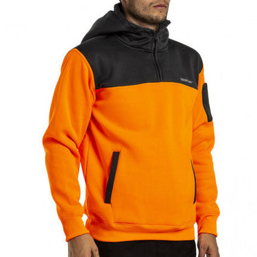 CAT Hi Vis Hoodie - Orange/Grey - XL Size only