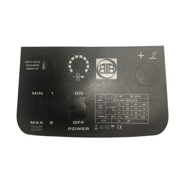 BBT 195 MIG Welder Front Plastic and Stickers