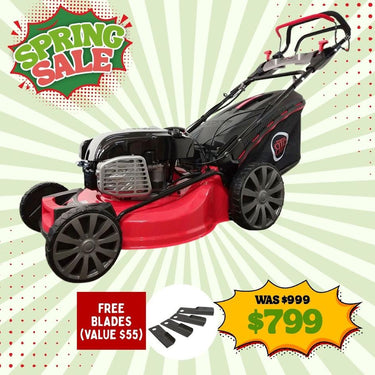 BBT 21" Self-Propelled 4-Speed Briggs & Stratton Electric Start Lawn Mower