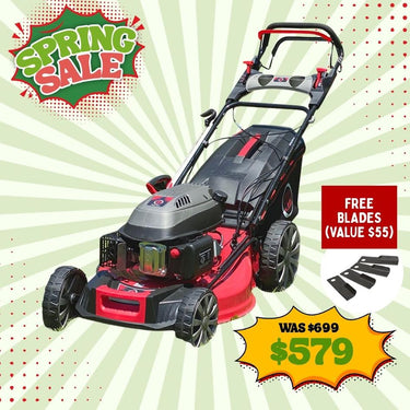 BBT 21" Self Propelled 4 Speed 196cc Petrol Lawn Mower