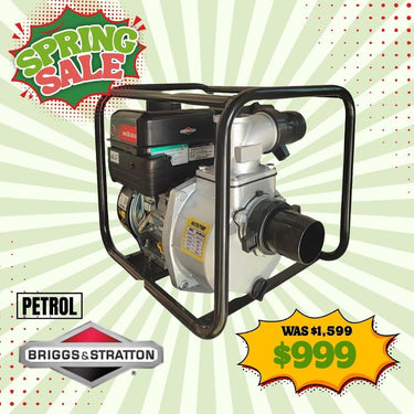 BBT 3" Petrol Trash Sludge & Sewage Pump - Briggs & Stratton XR950
