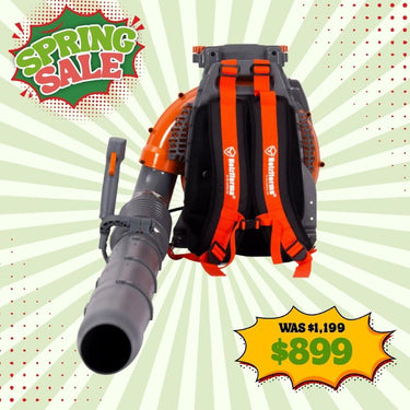 BBT FL8500 75.6cc 6HP High-Power 2-Stroke Backpack Leaf Blower