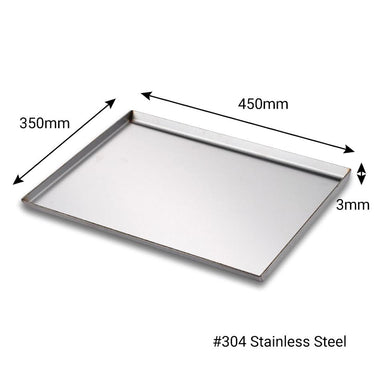 Stainless Steel  Hot Plate For Large 6 Burner and 8 Burner (to replace hot plate) (450mm x 350mm) - #304SS