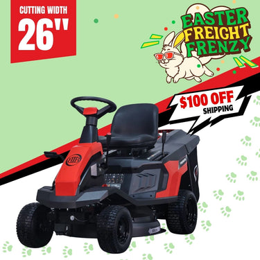 BBT EasyRider 26" Ride-On Lawn Mower - 2-Year Warranty