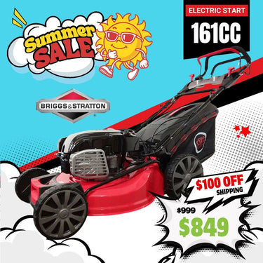 BBT 21" Self-Propelled 4-Speed Briggs & Stratton Electric Start Lawn Mower