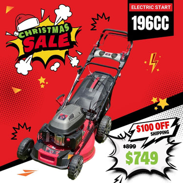 BBT 21" Self Propelled 4 Speed 196cc Petrol Electric Start Lawn Mower