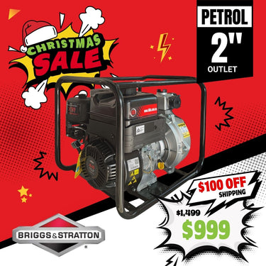 BBT 2" High Pressure Twin Impeller Fire Water Pump - Briggs & Stratton XR950