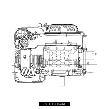 Engine View Bottom