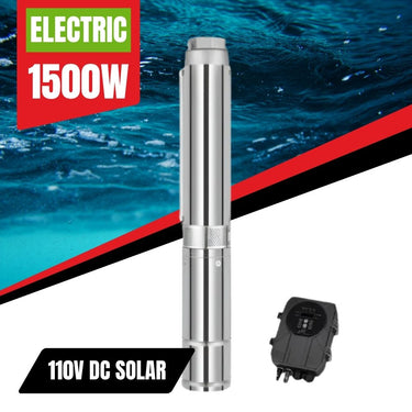 BBT 4" DC Solar Submersible/Bore Pump With Controller – 1500W | 11,500L/h | 100m Head
