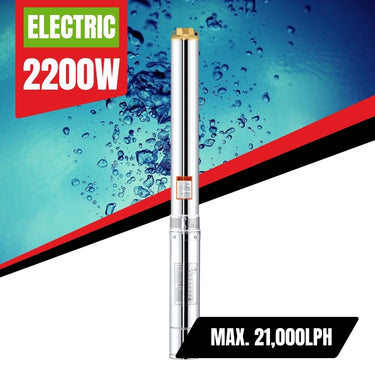 BBT 2" Submersible/Bore Water Pump – 2200W - 21,000L/H- 63M Head