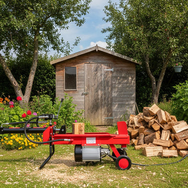 BBT 7/10T Electric Hydraulic Wood Log Splitter - Smart-Return Control Valve