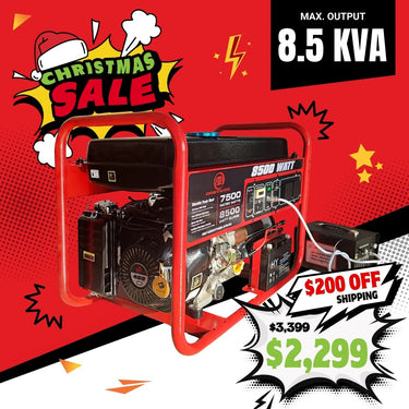 BBT 8.5kVa Petrol Generator with Remote Start + ATS Switch - 2-Year Warranty