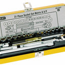Stanley Socket Set 21pce Metric