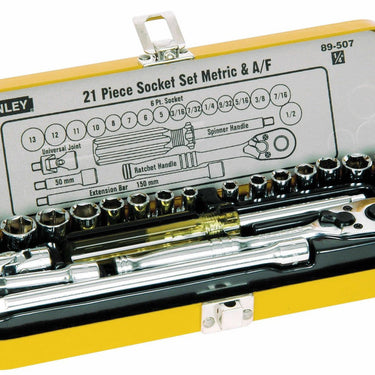 Stanley Socket Set 21pce Metric