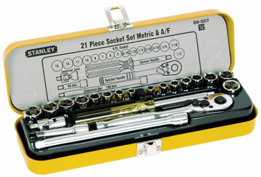 Stanley Socket Set 21pce Metric