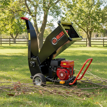 BBT 9000 Series 15/20hp Petrol 420cc Electric Start Wood Chipper - 2-Year Warranty