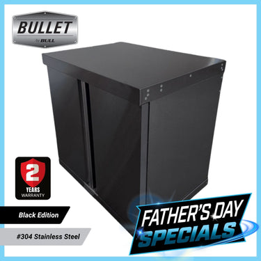 Bull BBQ Black Edition Stainless Steel Outdoor Kitchen Cupboard Module – #304 Premium Stainless Steel