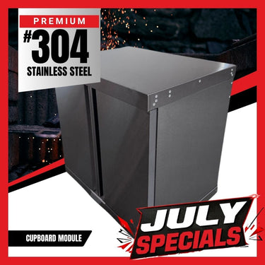 Bull BBQ Stainless Steel Outdoor Kitchen Cupboard Module – #304 Premium Stainless Steel