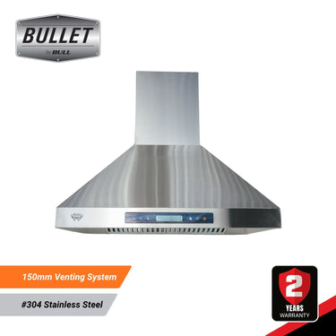 Bull BBQ 900mm Exhaust Fan Extractor with Digital Display and Remote Control (#304SS)