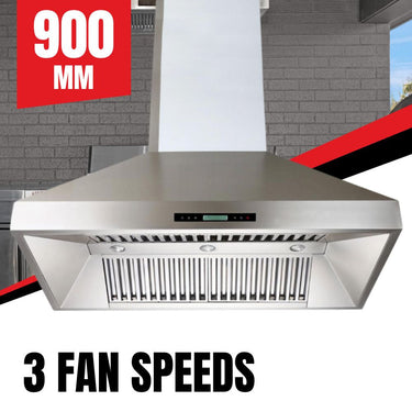 Bull BBQ 900mm Exhaust Fan Extractor with Digital Display Stainless Steel