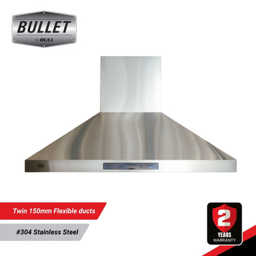Bull BBQ Dual Motor Exhaust Fan Extractor with Digital Display and Remote Control (#304SS) - 2000CBM