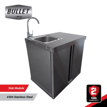 Bull BBQ Stainless Steel Outdoor Kitchen Sink Module – #304 Premium Stainless Steel