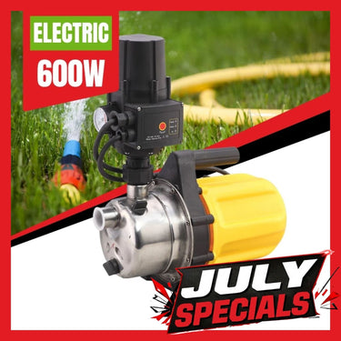 Paichi 3000i 1" High Pressure Electric Automatic Water Tank Pump - 600W/1HP - 3000L/H