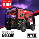 8000i 15HP powerful generator