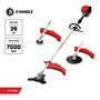 BBT 36cc Petrol 4 Stroke Brush Cutter / Whipper Snipper D Handle - 2-Year Warranty