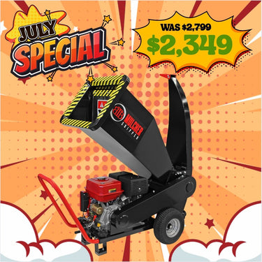 BBT 9000 Series 15/20hp Petrol 420cc Electric Start Wood Chipper - 2-Year Warranty