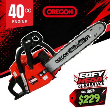 BBT 40cc 2hp 16" Petrol Chainsaw - Oregon Bar&Chain