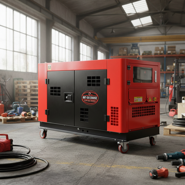BBT 10KVA 3-Phase Diesel 23HP 2-Cylinder Silent Generator - 2-Year Warranty