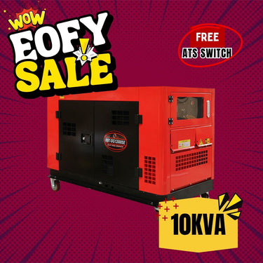 BBT 10KVA Diesel 23hp Twin Cylinder Silent Generator