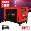 10Kva Emergency Diesel Generator 240V