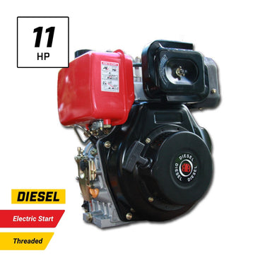 Koop 11HP 188F Diesel Engine with Electric Start Threaded Shaft
