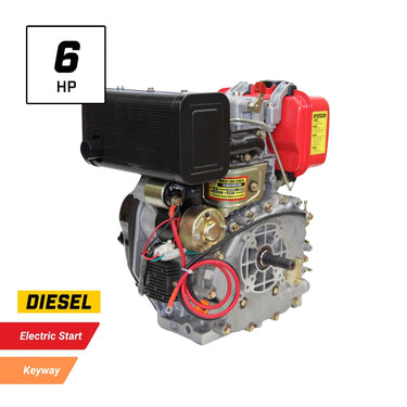 BBT 6HP Bare Diesel Engine Electric Start (keyway)