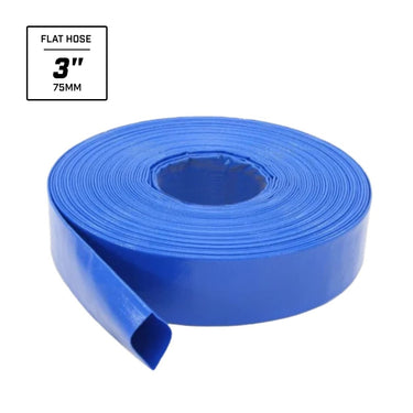 BBT Blue Lay-flat Hose – 75mm (3") - 100m Roll