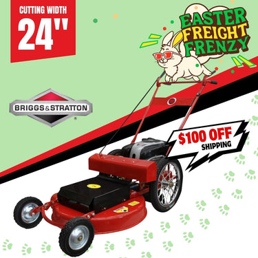 BBT Slasher 24" Self Propelled Lawn Mower - Briggs & Stratton 750 Petrol - 2-Year Warranty