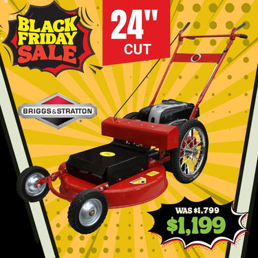 BBT Slasher 24" Self Propelled Lawn Mower - Briggs & Stratton 750 Petrol - 2-Year Warranty