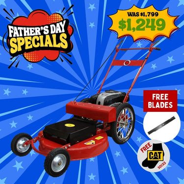 BBT Slasher 24" Self Propelled Lawn Mower - Briggs & Stratton 750 Petrol - 2-Year Warranty