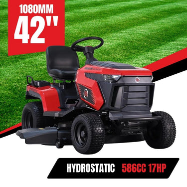 BBT EasyRider 42" Max Ride-On Lawn Mower - 2-Year Warranty