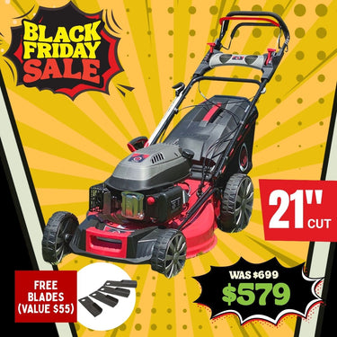 BBT 21" Self Propelled 4 Speed 196cc Petrol Lawn Mower